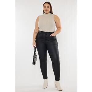 KanCan Plus High Rise Coated Ankle Skinny - KC6341 - Size 16W